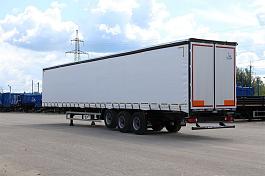 ТОНАР Т3-16 (98881) п/прицеп шторно-бортовой, 3 оси, L=16,5м, ССУ 1150, стаканы под коники